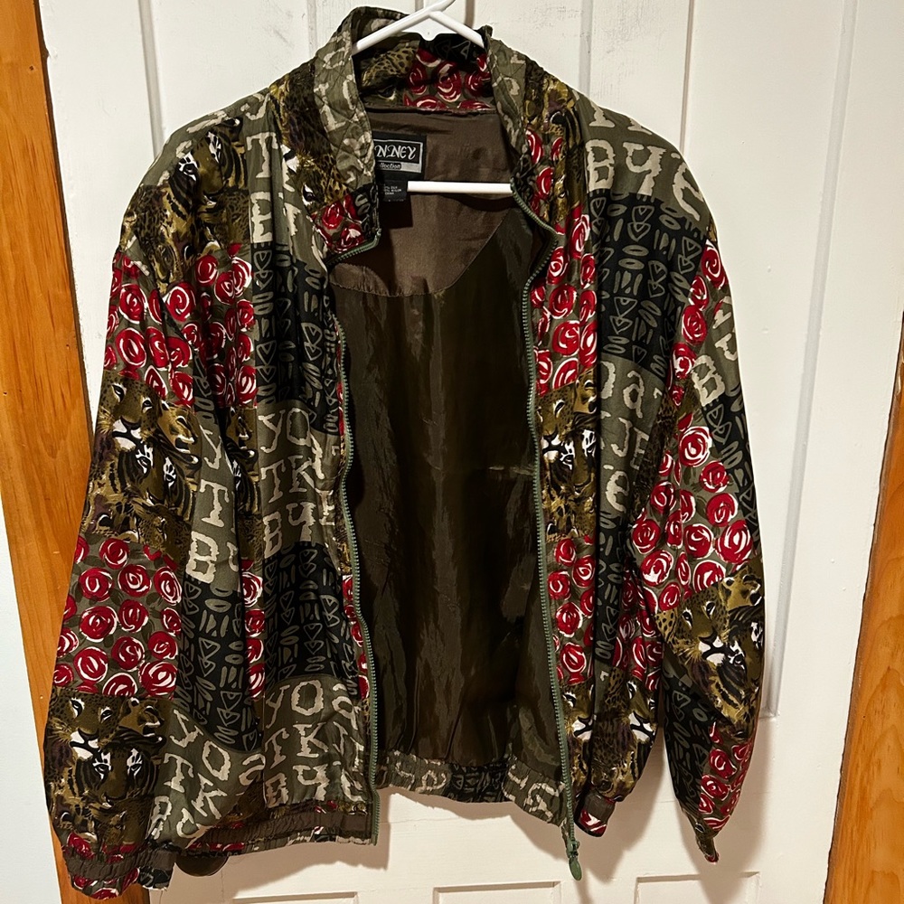 Anney vintage silk bomber.